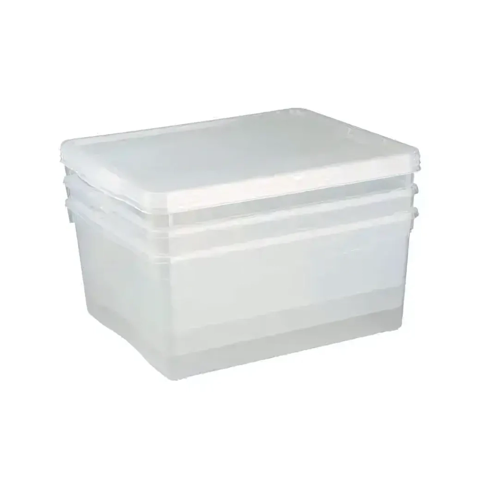 КОМПЛЕКТ ЯЩИКОВ ДЛЯ ХРАНЕНИЯ 400х170 ММ 3 ШТ (бесцветный)