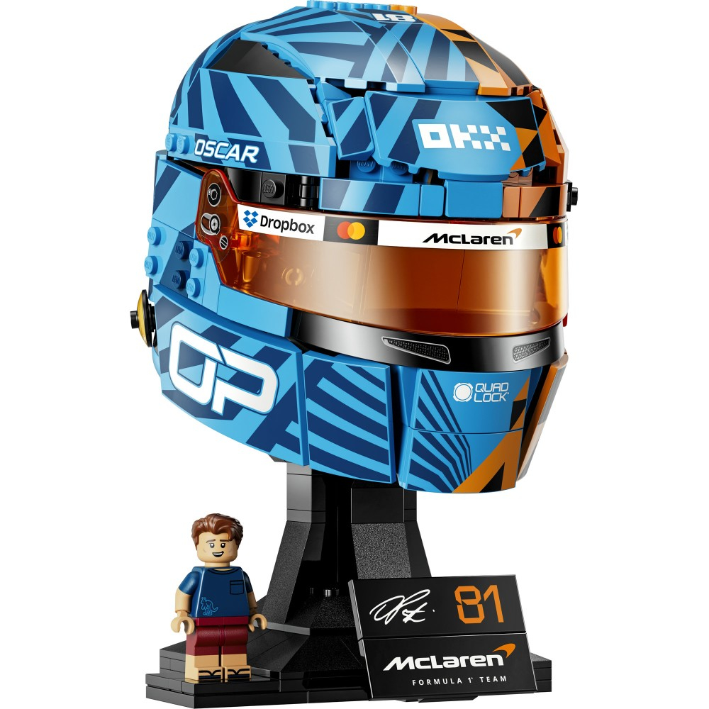 Конструктор LEGO Editions Sports 43017 Шлем Оскара Пиастри McLaren F1 Team — фото 10