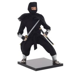 GAEM Фигурка декоративная "Ниндзя", L12,5 W12,5 H24,5 см