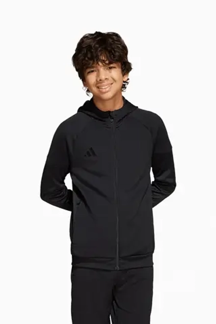 Кофта adidas Tiro 25 Travel FZ Junior - черный