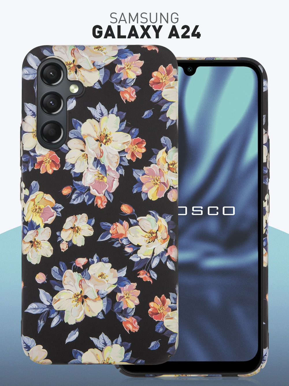 Чехол ROSCO для Samsung Galaxy A24 (арт.SS-A24-PRINTST-2 )