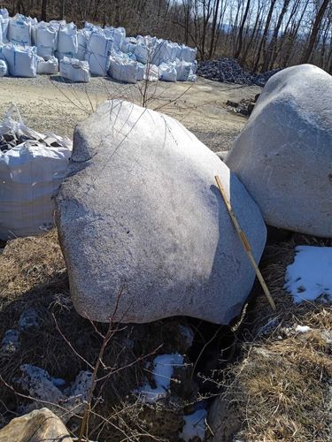 Валун гигант речной Серый