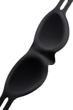 Черная плотная силиконовая маска ToyFa Theatre 708037