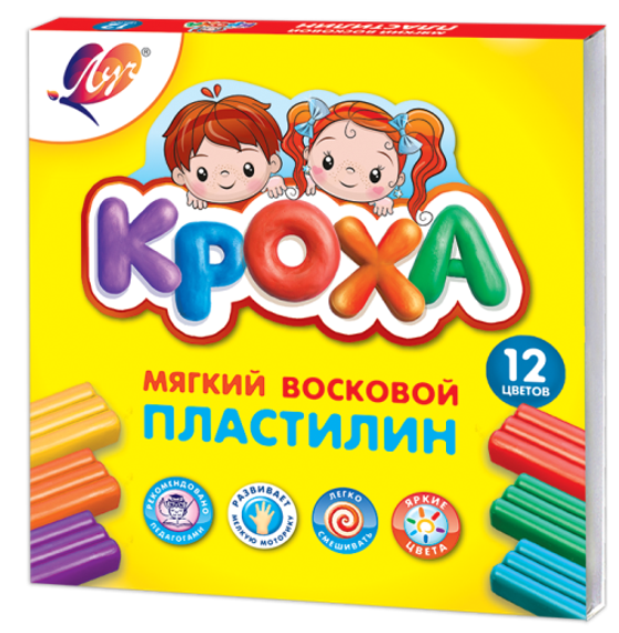 Plastilin\ Пластилин Luc Кроха 12 rəng 23