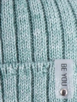 Шапка осенняя для мальчика на завязках и снуд