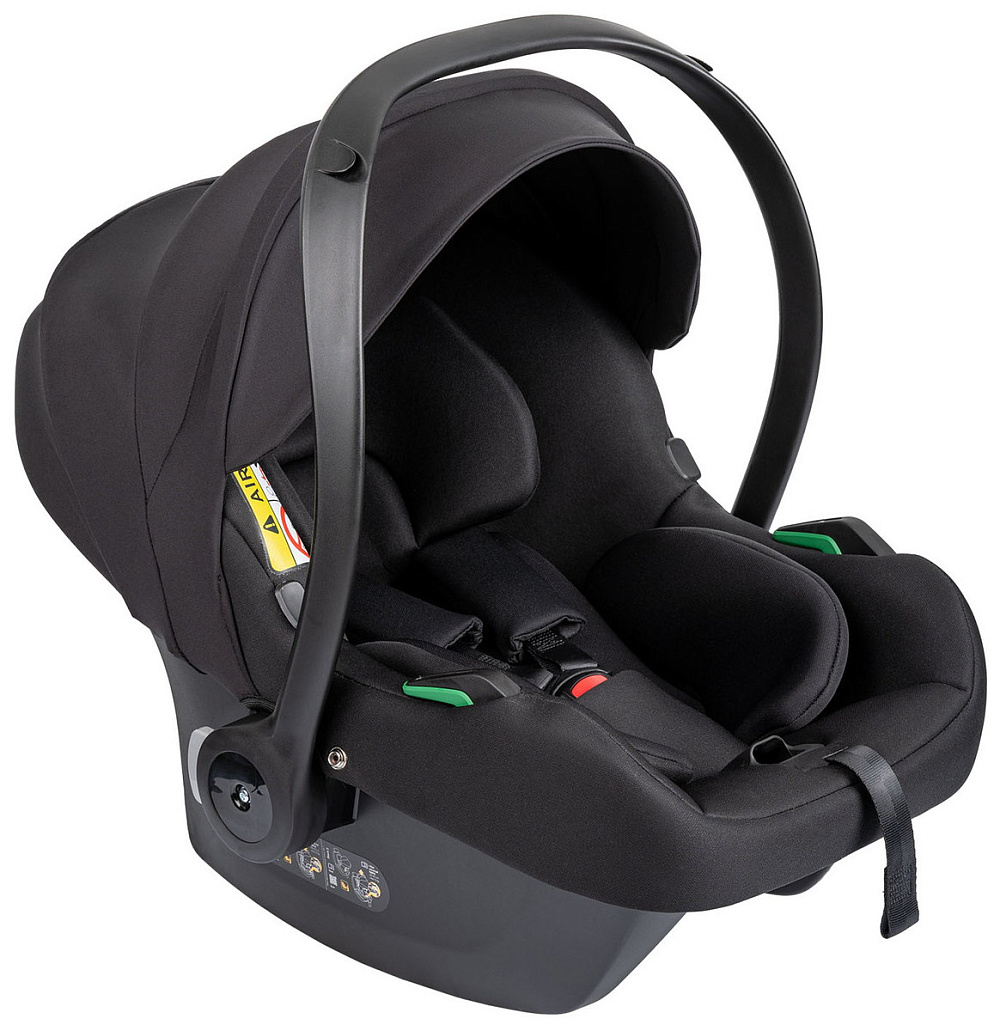 Детская коляска Indigo Special Plus 3 в 1 с автокреслом Avionaut Cosmo Black Is01 белая кожа
