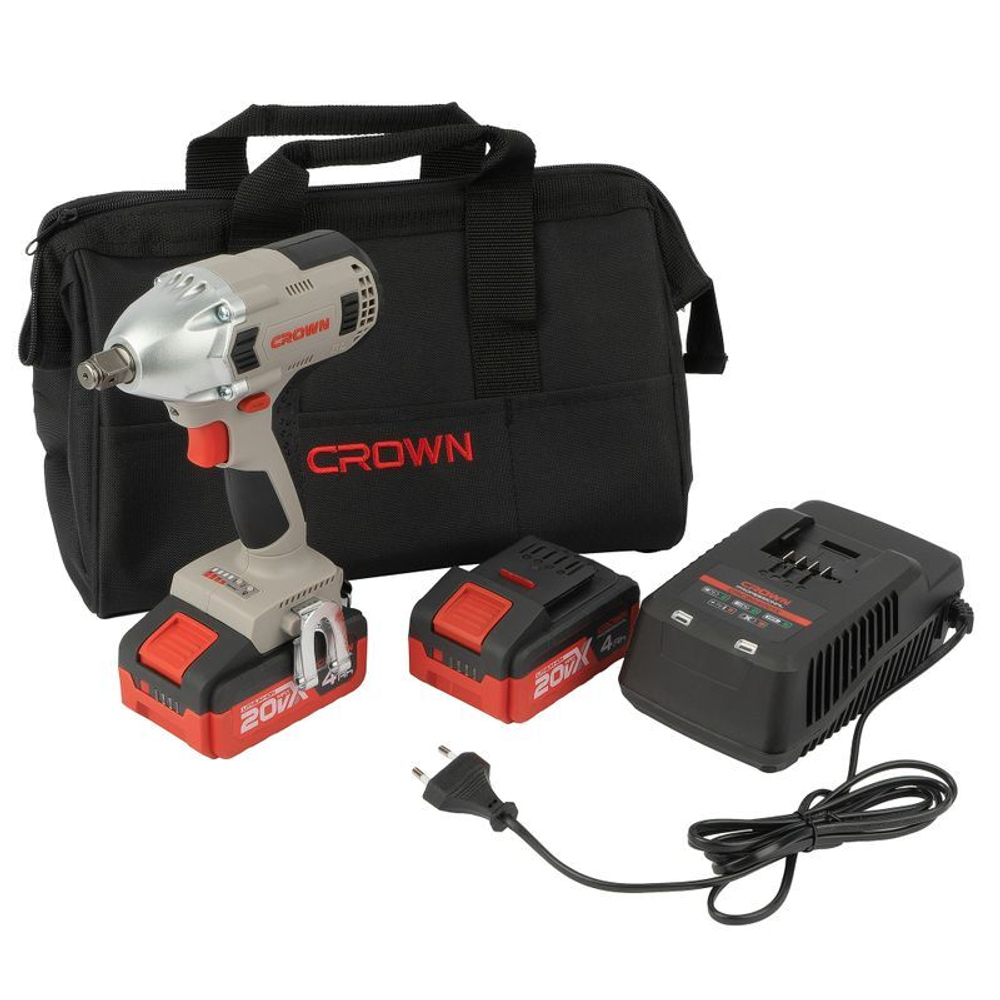 Гайковерт Crown CT22015HX-4 TB 20 В 2х4 Ач
