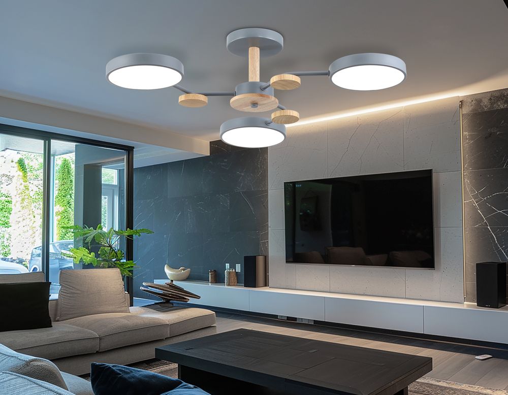 Ambrella Люстра светодиодная на штанге LineTech FL4856