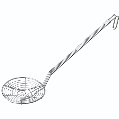 Шумовка «Проотель»;сталь нерж.;D=15,L=35см;металлич. (Цвет: серебристый)