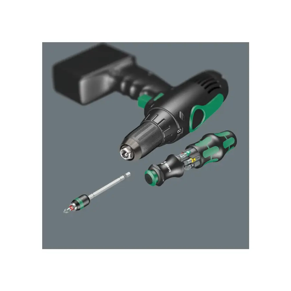 Отвертка с набором бит Kraftform Kompakt 20 Tool Finder 1 сумкой WERA 05051016001