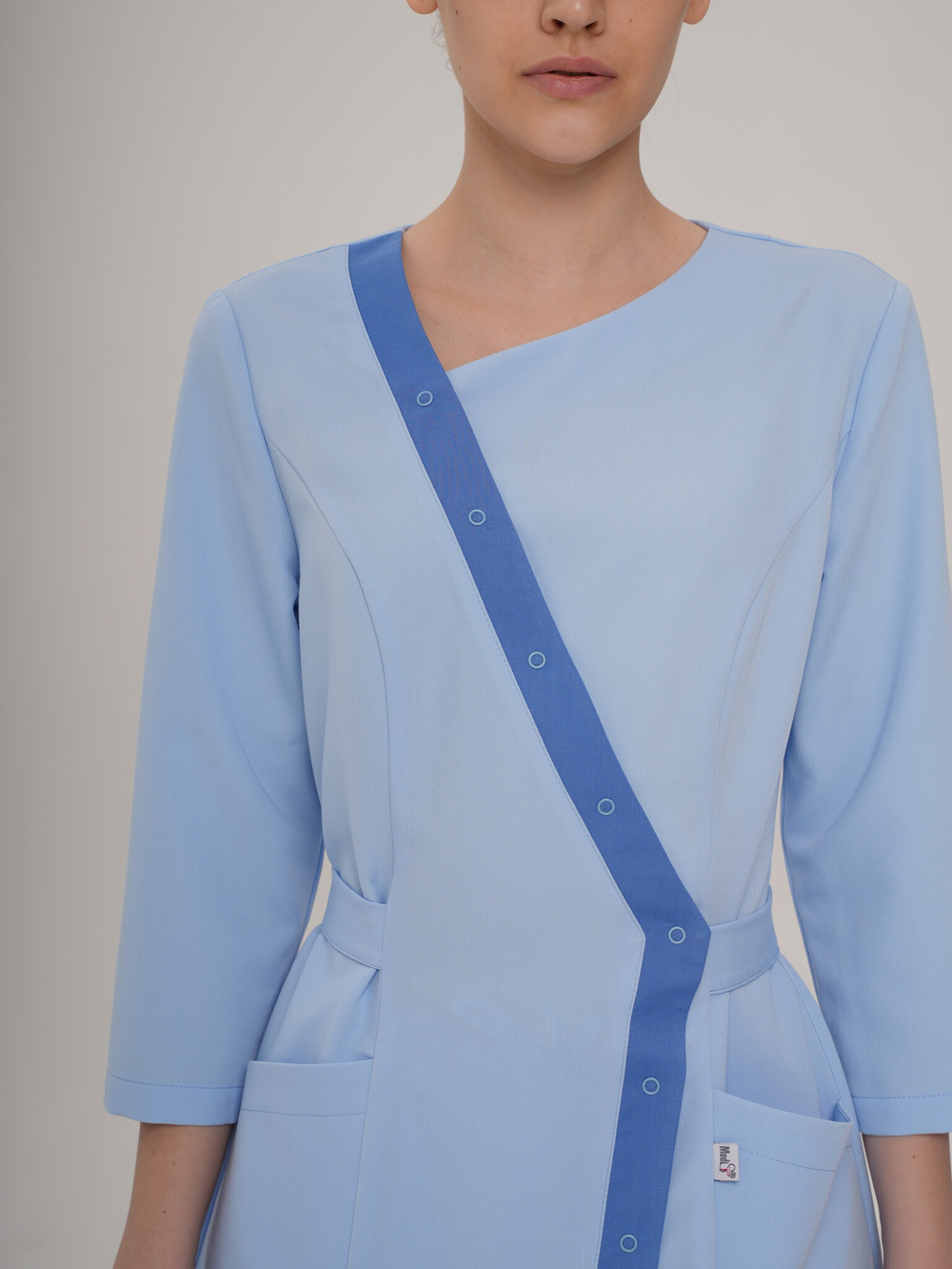 Блуза медицинская женская | Бл-379 а 3/4 либерти люкс