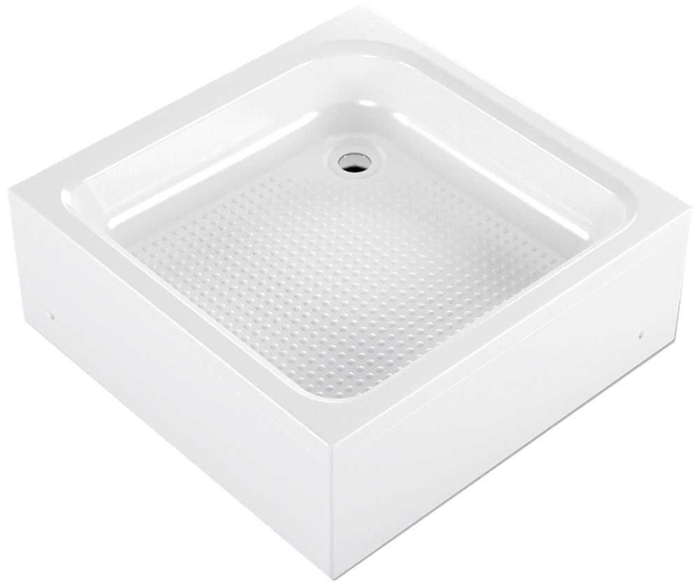 Душевой поддон Метакам Universal S 800х800 квадрат, акриловый, белый (CS00052636)
