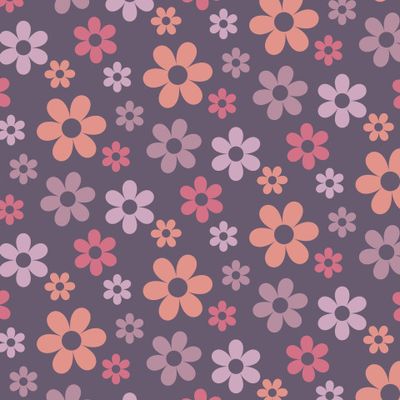Buy Spring floral fabric flowers lilac