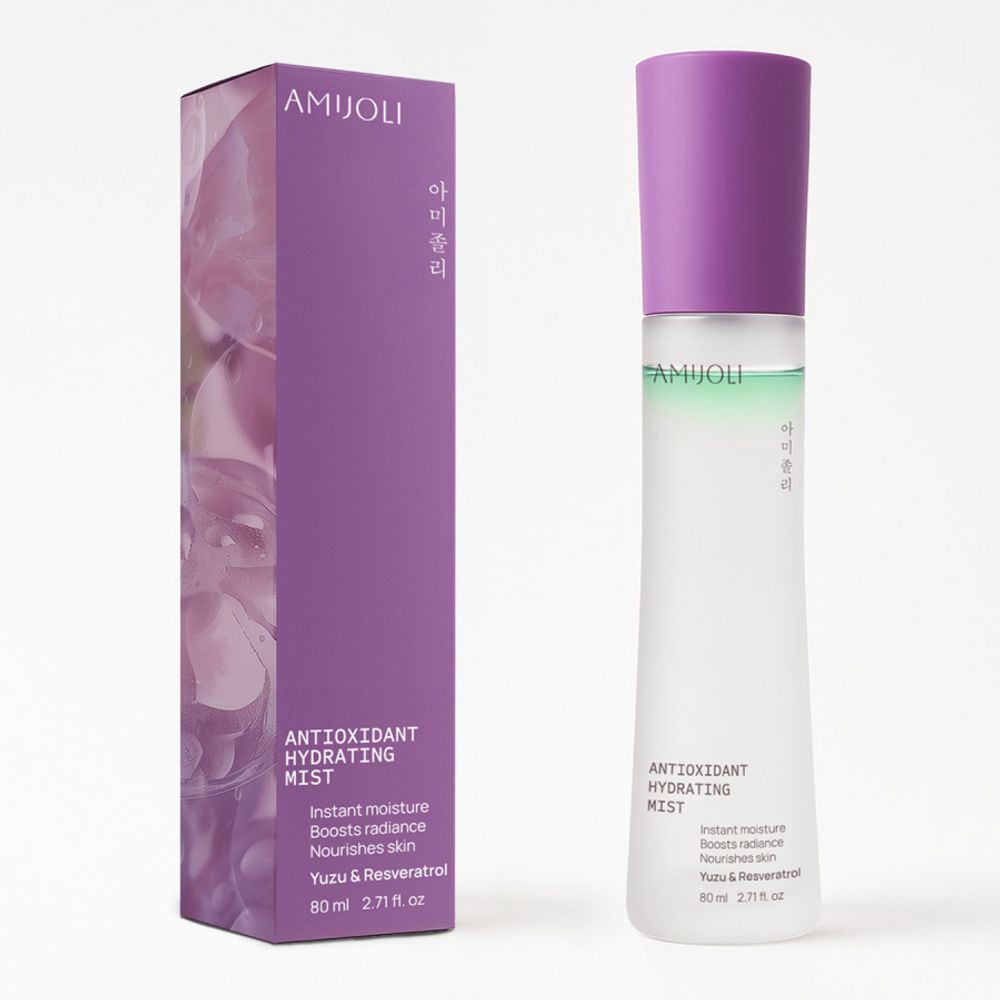 AMIJOLI Двухфазный антиоксидантный мист c экстрактом юдзу и ресвератролом-Antioxidant Hydrating Mist Yuzu&amp;Resveratrol, 80мл