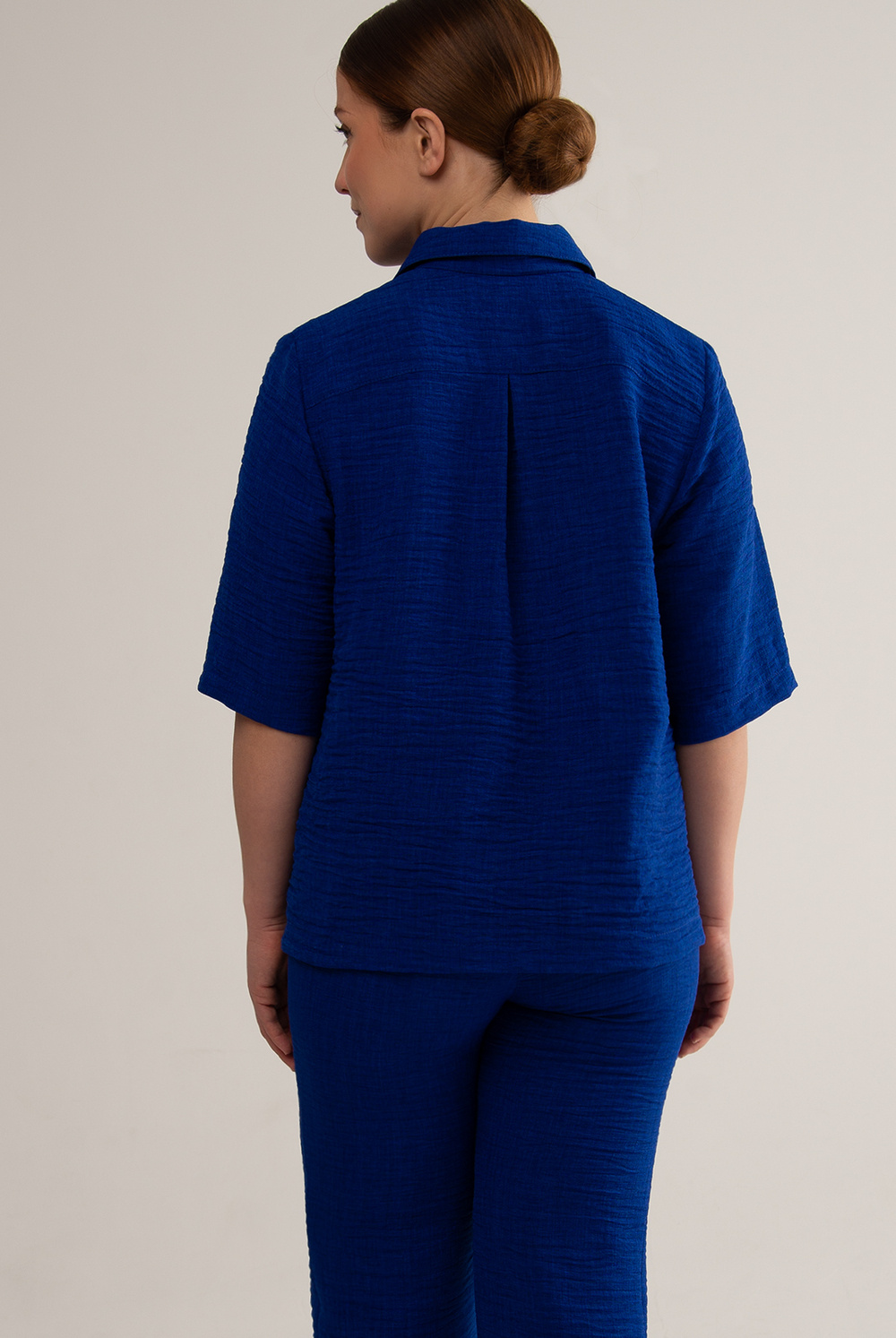 Блузка женская 3251АЕБ, василёк #527Вас093251АЕБ