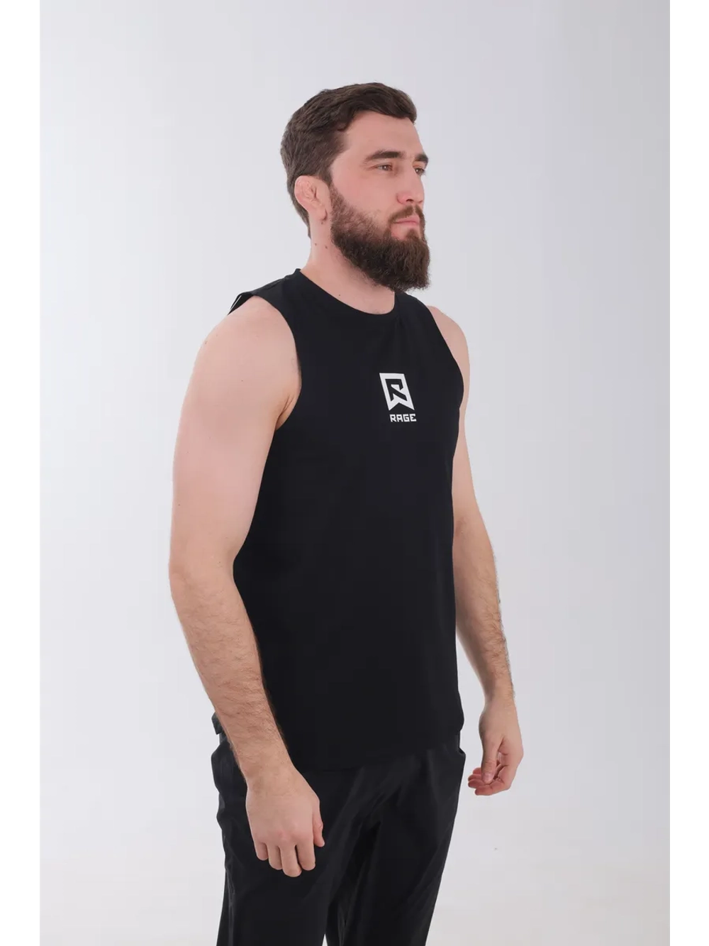 Спортивная футболка майка тренировочная без рукавов