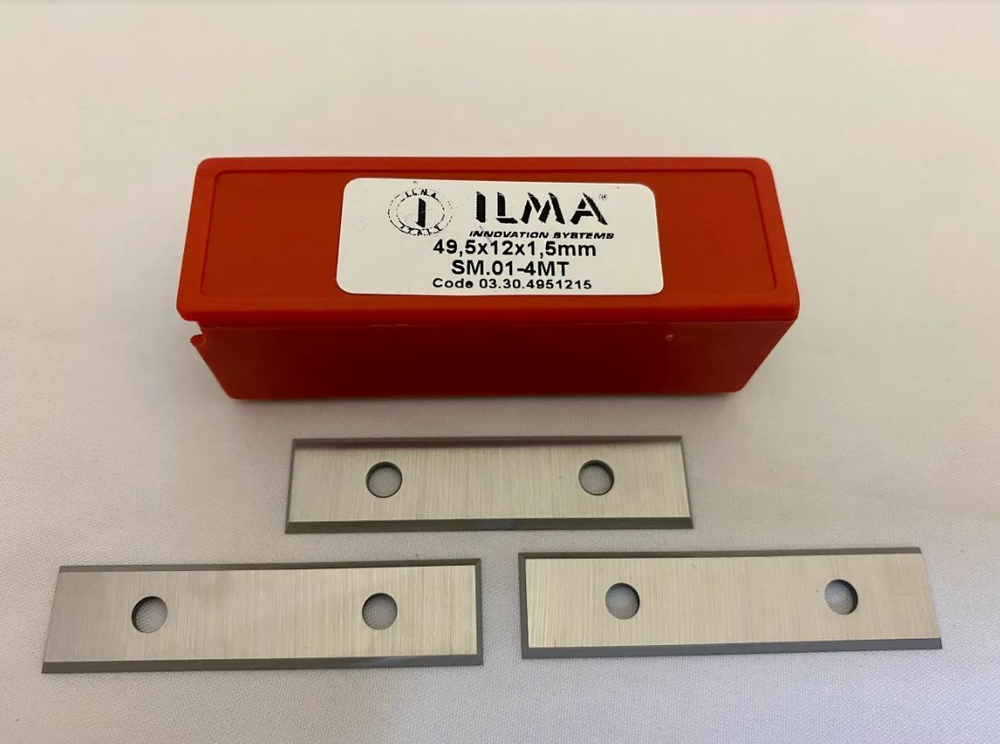 Нож сменный твердосплавный 49,5x12x1,5 поворотный HW Z=4, ILMA