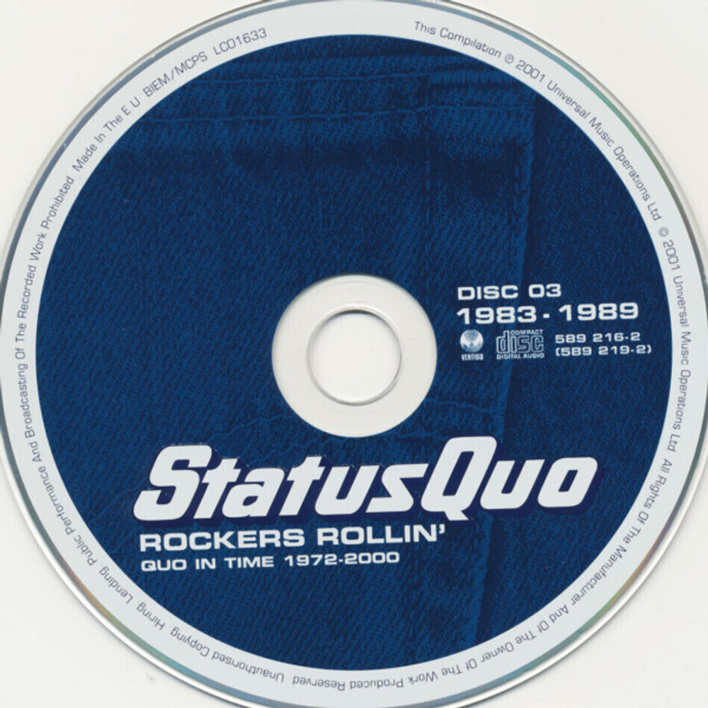 Status Quo / Rockers Rollin' Quo In Time 1972 - 2000 (4CD)