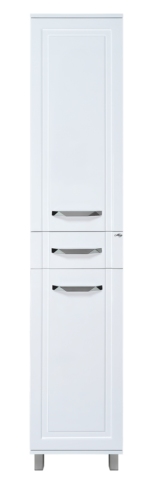 Шкаф - пенал Misty Терра 40 левый (белый)