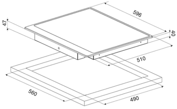 Электрическая варочная панель Smeg P864A-9