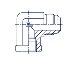 Штуцер P90 JIC 1.1/16" NPT 3/4"