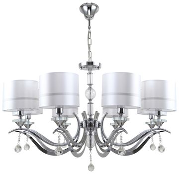 Люстра подвесная 8*Е14 1041/09/08P хром Flippe Stilfort