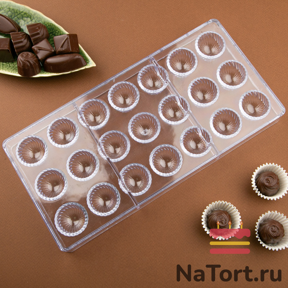 Форма поликарбонатная «Купол» 21 ячейка