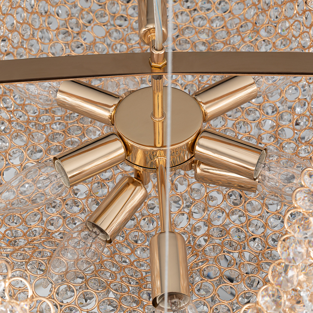 Citilux CLOUDY CL323262 Люстра хрустальная подвесная