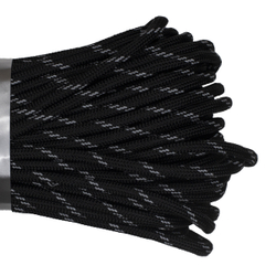 Паракорд 550 CORD nylon 10м световозвращающий (black)