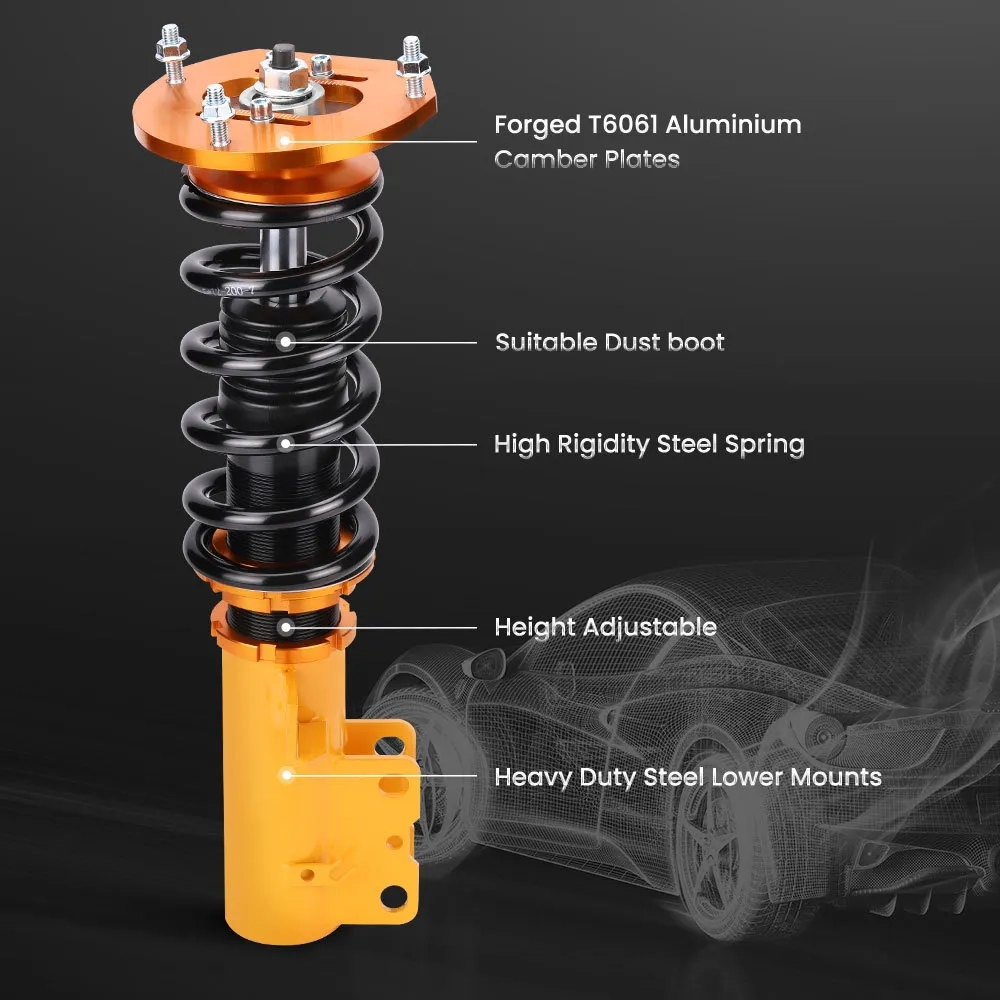 Complete Coilover Shock Kit подходит для автомобиля Chevrolet Cobalt 2005 2006 2007 2008 2009 2010 lowering kit