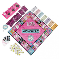 Hasbro: Игра настольная Монополия L.O.L. Surprise E7572 — Monopoly L.O.L. Surprise — Хасбро