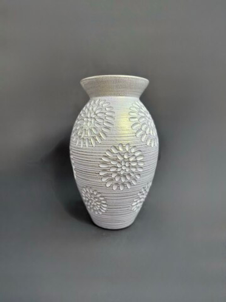 Ваза керамическая белая "Классика" (h 29см)