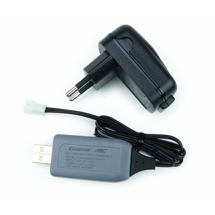 Набор быстрой зарядки Carrera RC 600070: зарядное устройство GS и USB-кабель для LiFePo4