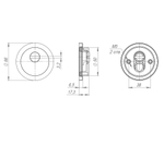 Накладка DEF.RLR/R-EXT.6617 GR-23 графит