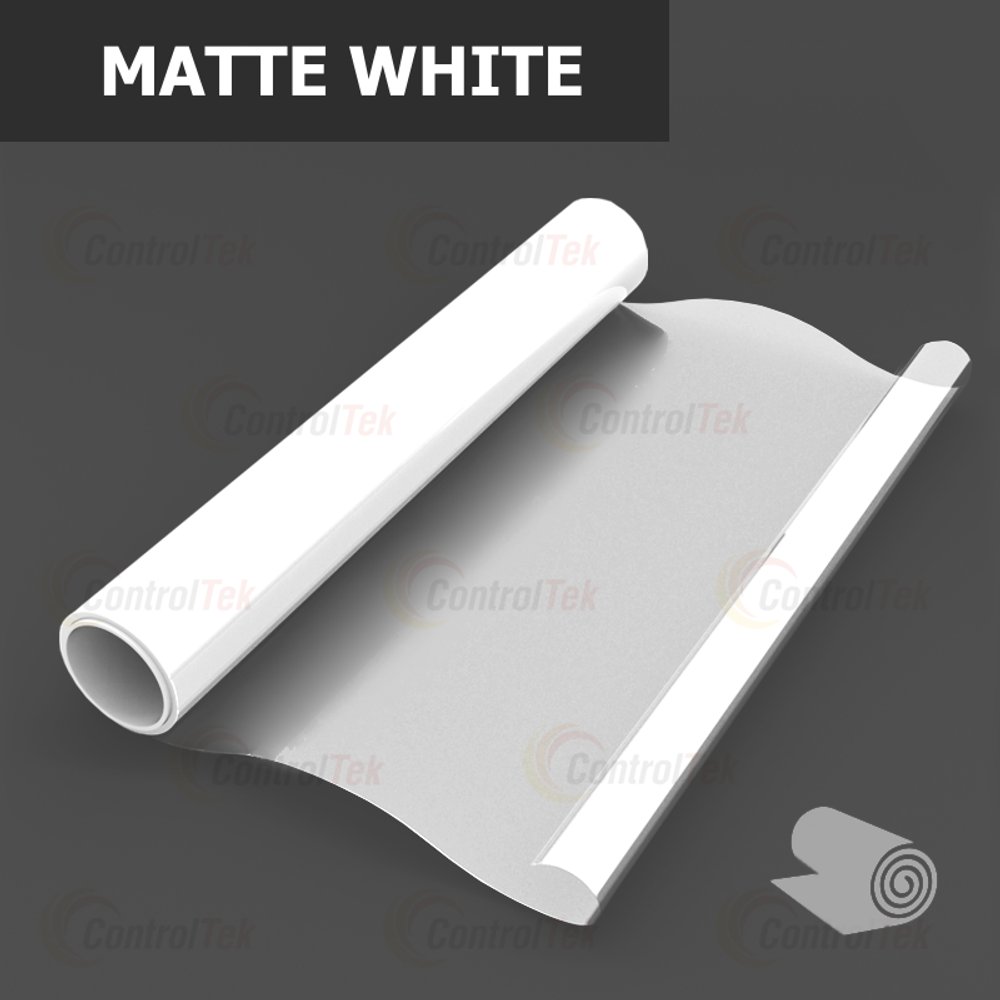 Пленка для окон декоративная MATTE WHITE 35% ControlTek, рулон
