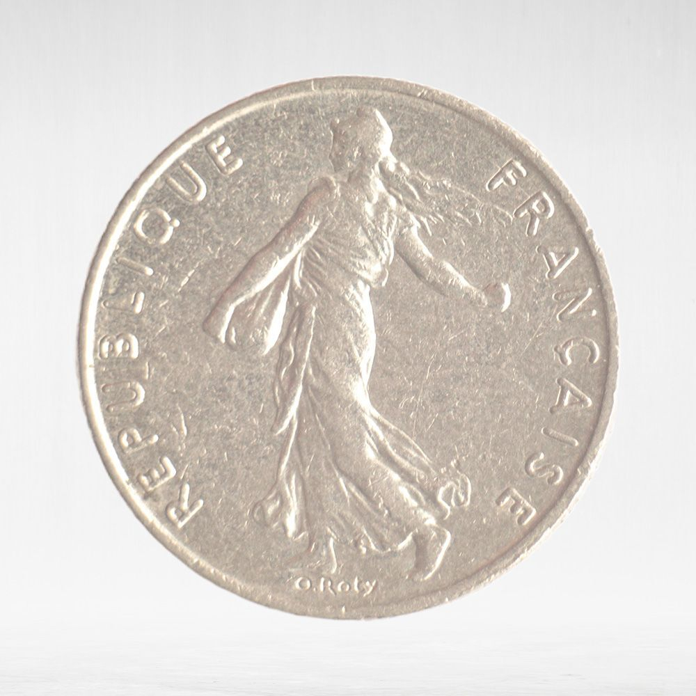 France, ½ Franc 1997 - Signature "O. Roty", VF