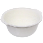 Дуршлаг пластиковый «Фаттория» 20*9,5см двойной с чашей