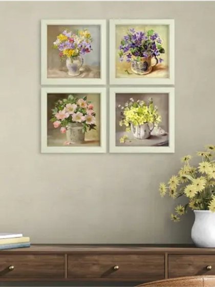 Картины на стену для интерьера на холсте 4 шт