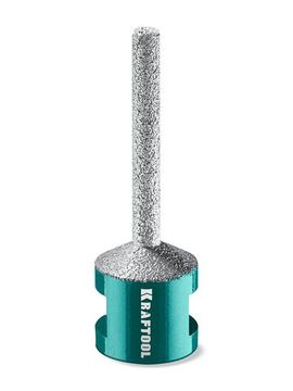 KRAFTOOL VS DIAMOND d 6 мм (М14, 50 мм), Вакуумная алмазная фреза пальчиковая с конусом (29811-06)