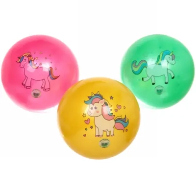 Мяч 22 см «Единорожка» (50 г), микс