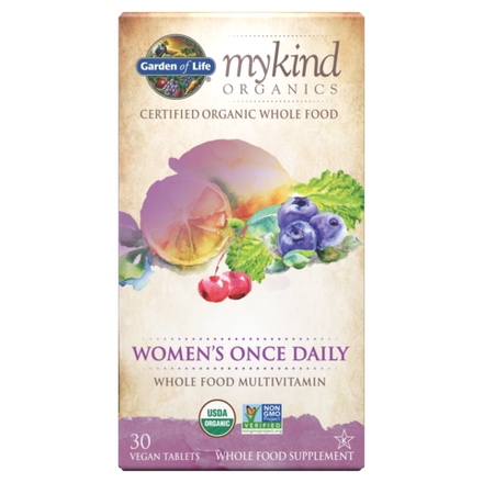 Garden of Life, Мультивитамины для женщин, Women's Once Daily, 30 вегетарианских таблеток