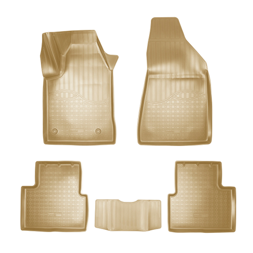 Ковры в салон Norplast/Unidec для Alfa Romeo Giulietta III (2010-)Полиуретан,Бежевый, арт.NPA11-C04-600-B