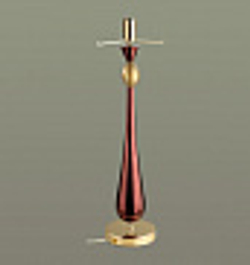 Настольная лампа Донжон Бордовый