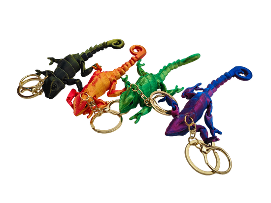 Брелок 3d-печатный Ящерица в ассорт. 12 см