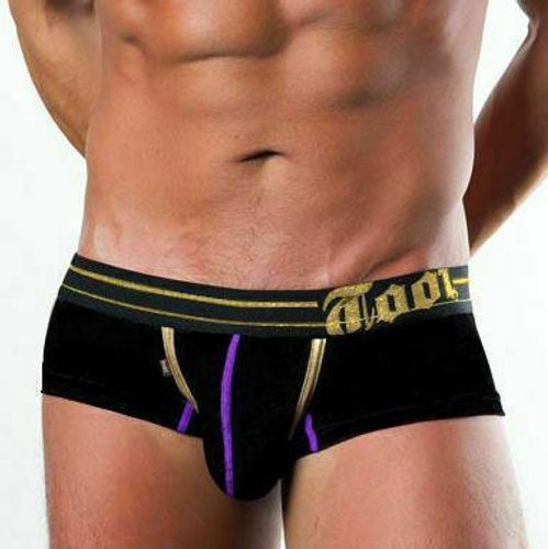 Мужские трусы хипсы TOOT Shiny Cup Boxer Black TT00021