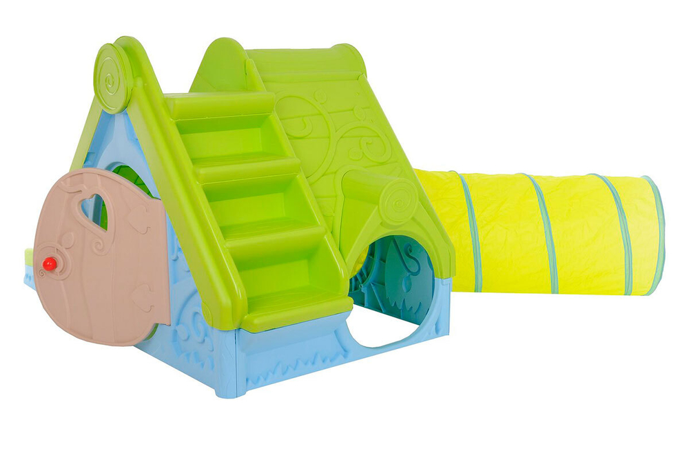 Детский домик с горкой Funtivity 2400*1740*1040мм