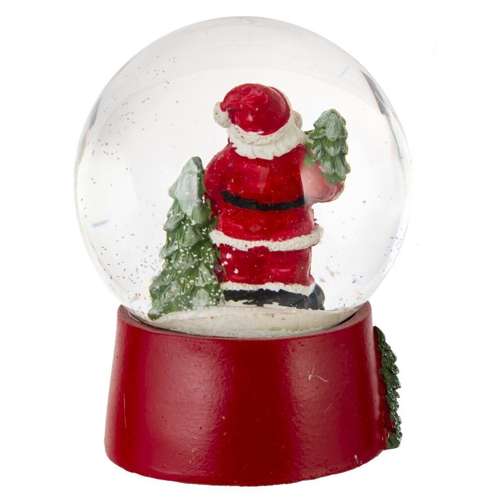 GAEM Фигурка декоративная "Дед Мороз/Снеговик/Медвежонок" в стекл шаре, L9 W8 H10 см, 3в.