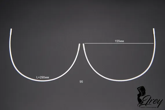 Каркасы Arta-F ОПТ, тип 15, глубокий для балконет (10 пар)