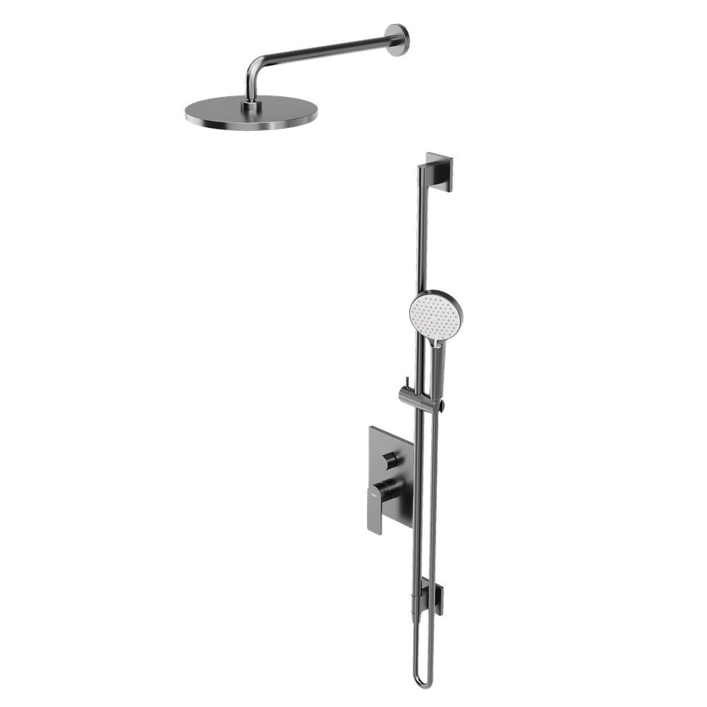 Душевая система RUBINELLI ASSE RB-F5023GM оружейная сталь