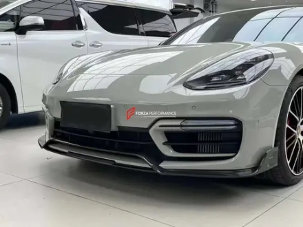 Карбоновая губа переднего бампера для PORSCHE PANAMERA 971 / 971.2 TURBO S 2016–2024